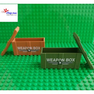 Thùng đựng vũ khí weapon Box - phụ kiện MOC