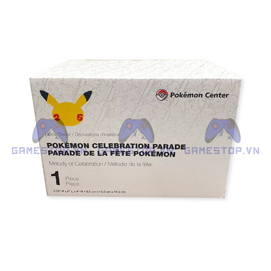 Mô hình Pokemon Pikachu, Arcanine/Windy, Eevee 16CM Grand Marshal Figure nhựa RESIN chính hãng Mỹ pokemoncenter PO04