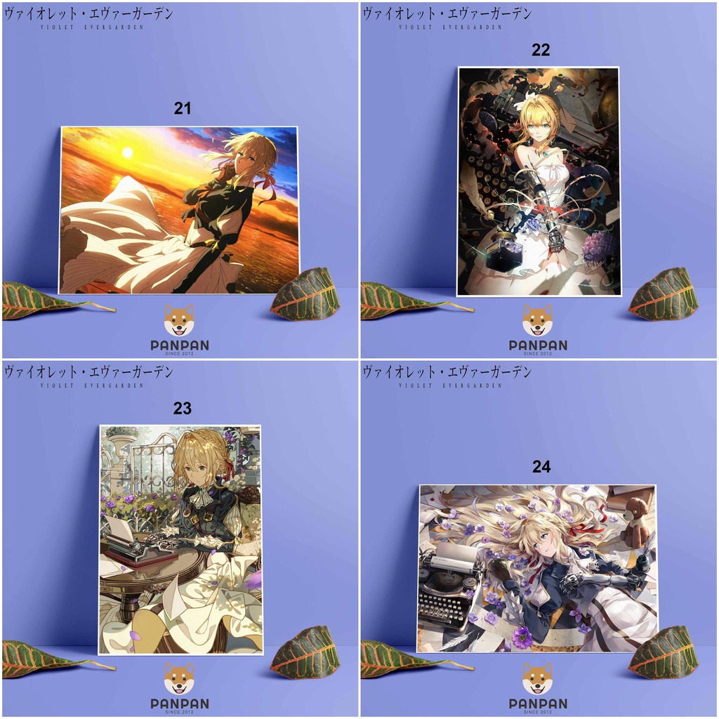 Postcard Cao Cấp - Poster Violet Evergarden