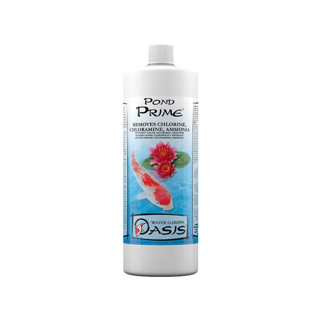 Dung dịch đậm đặc Prime Pond để khử độc và xử lý clo cho nước hồ cá cảnh của Mỹ