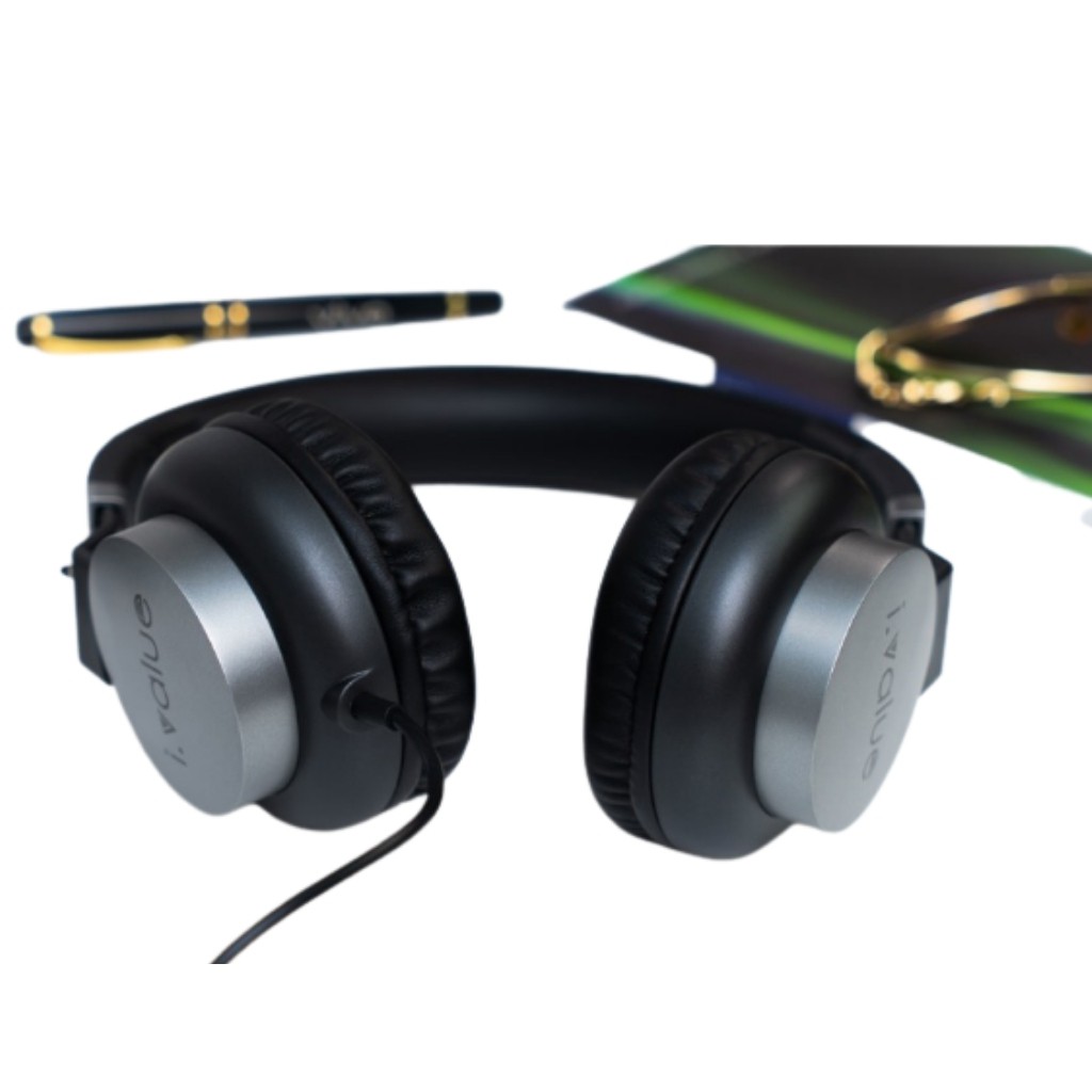 Tai nghe có dây choàng đầu i.value T-132, Đàm thoại, Chụp tai, Hàng chính hãng