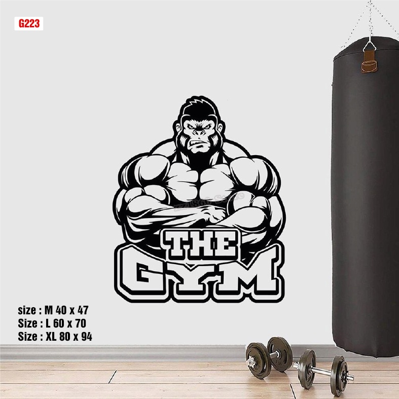 Decal dán tạo động lực cho khách hàng, tăng 200% sức mạnh trong phòng Gym P15