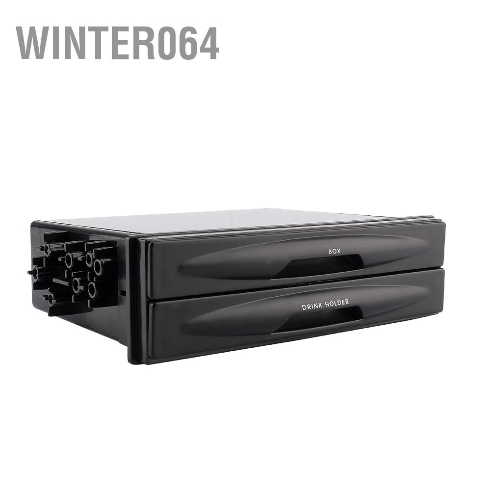 Đài Phát Thanh Din Đôi Kèm Hộp Đựng Mới Thông Dụng Cho Xe Hơi