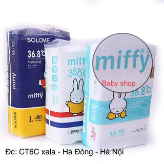 {100% CHÍNH HÃNG} Bỉm quần/dán Miffy Solove - Nội địa Trung cao cấp L50/XL46/XXL46