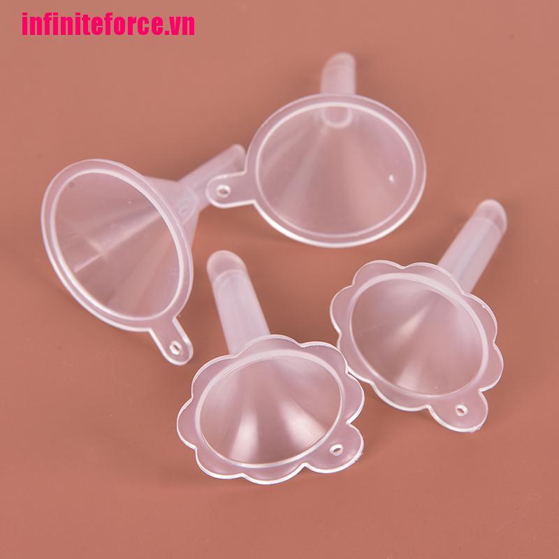 (Hàng Mới Về) Set 2 Phễu Nhựa Mini Rót Tinh Dầu / Nước Hoa Tiện Lợi