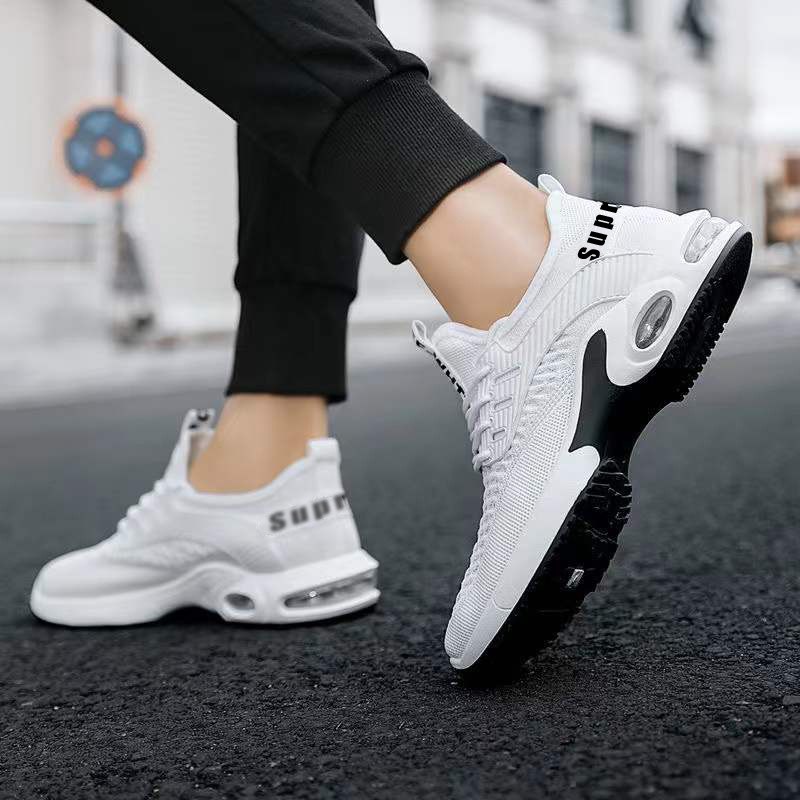 (Có 2 Màu) Giày thể thao sneaker nam đế đệm khí Suprarmett thoáng khí