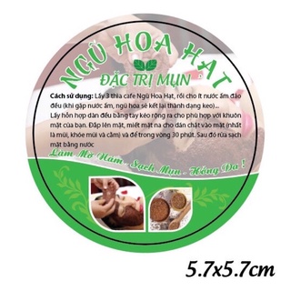 10TEM DÁN BỘT TRÀ XANH