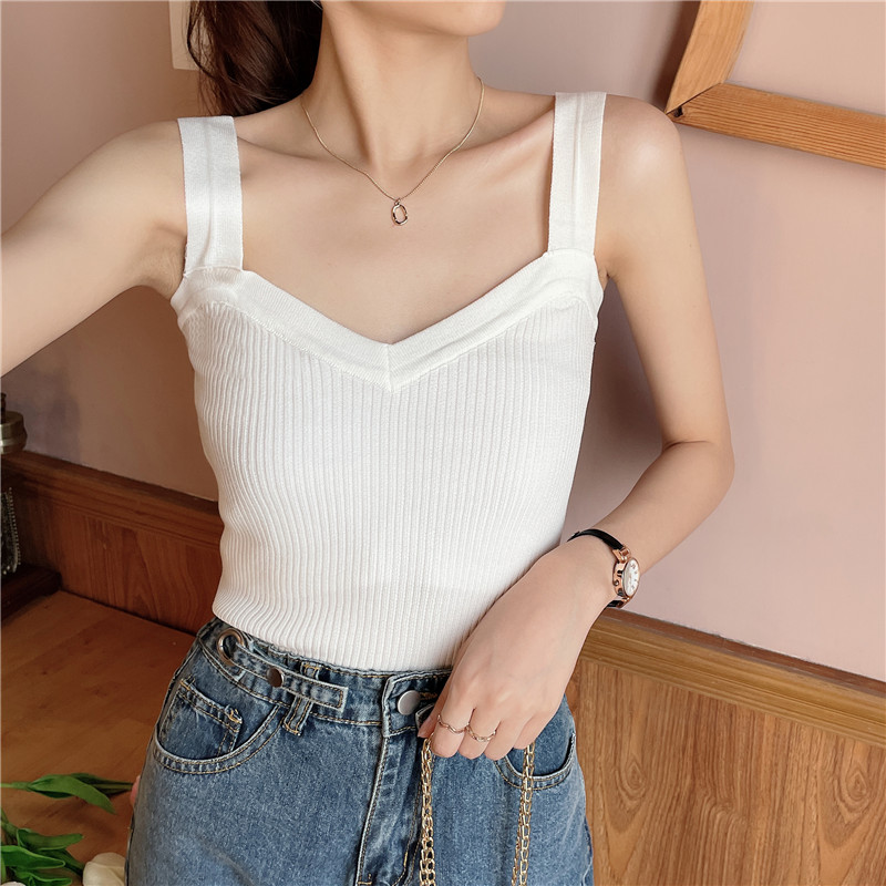 SUXI Áo Thun Croptop Màu Trơn Phong Cách Hàn Quốc Cho Nữ