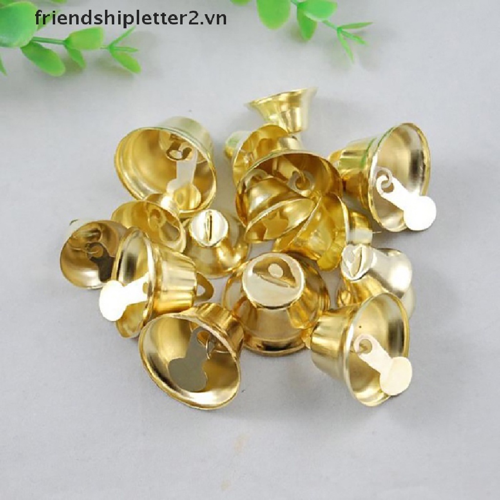 Chuông Giáng Sinh mini Mạ Vàng 2vn 10-50mm