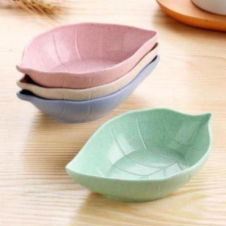 Đĩa nhựa lúa mạch đựng gia vị và nước chấm