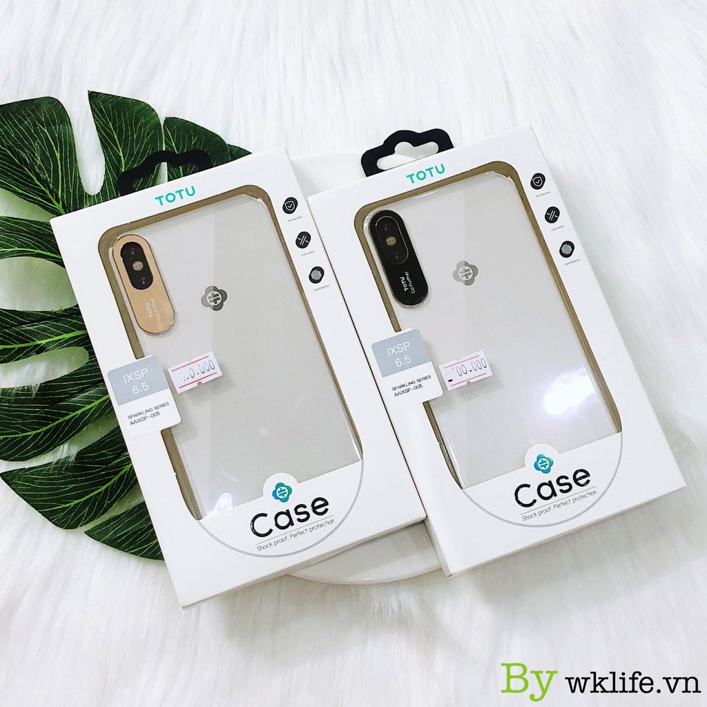 Ốp Lưng nhựa cứng Hiệu ToTu Có Viền Bảo Vệ Camera Cho iPhone X/XS/XR/ XS MAX