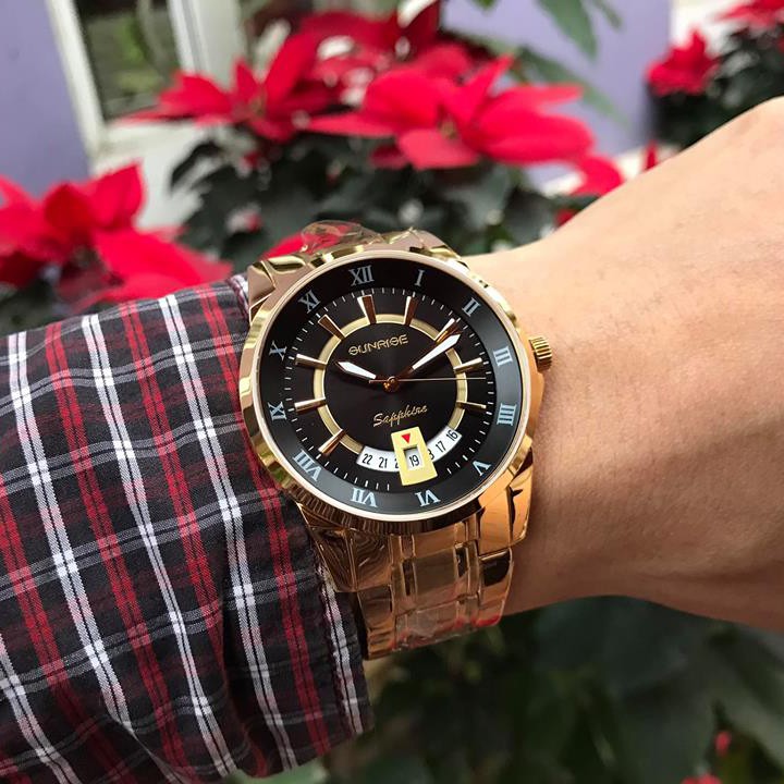 Đồng hồ nam siêu mỏng Sunrise DM771SWB kính Sapphire chống xước | BigBuy360 - bigbuy360.vn