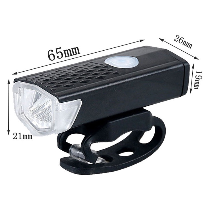 Đèn pha xe đạp 3 chế độ siêu sáng bóng LED sạc usb chống nước
