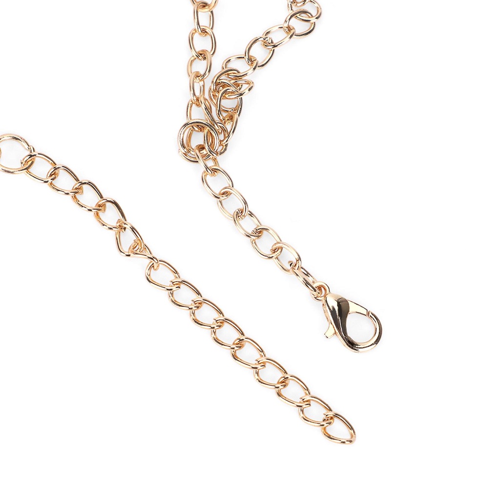 [hxbgxb] Vòng Cổ Choker Dây Xích Năm Sợi Kèm Bikini Cho Nữ