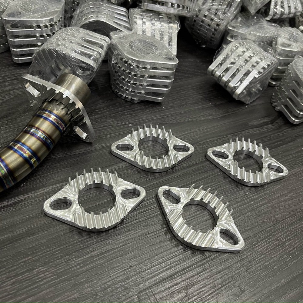 Bát vòng cổ pô, khâu nối cổ pô size 27 NHÔM CNC nguyên khối độ màu cá tính