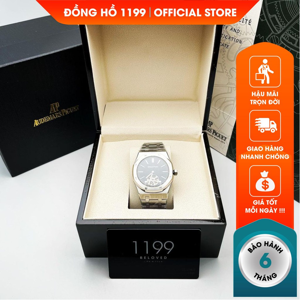 Đồng hồ cơ nam dây thép cao cấp chống nước chống xước tuyệt đối sang trọng lịch lãm bảo hành 6 tháng 6691 - 1199 Watches