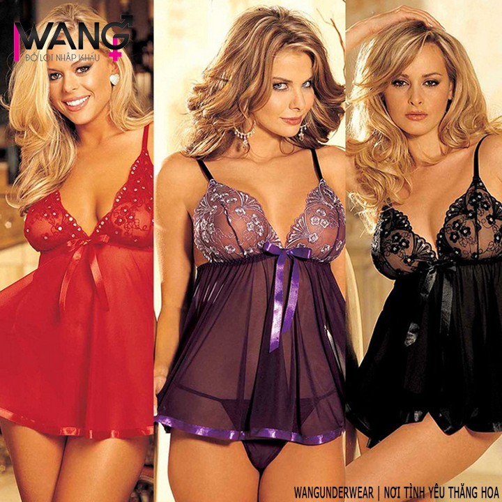 Váy ngủ bigsize sexy XL 2XL 3XL đầm ren 4XL 5XL 6XL gợi cảm | BigBuy360 - bigbuy360.vn