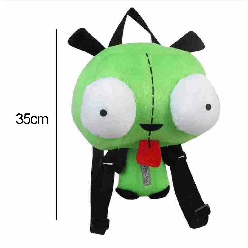 Mới Ba Lô Hình Người Ngoài Hành Tinh 3D Đáng Yêu 14 Inch