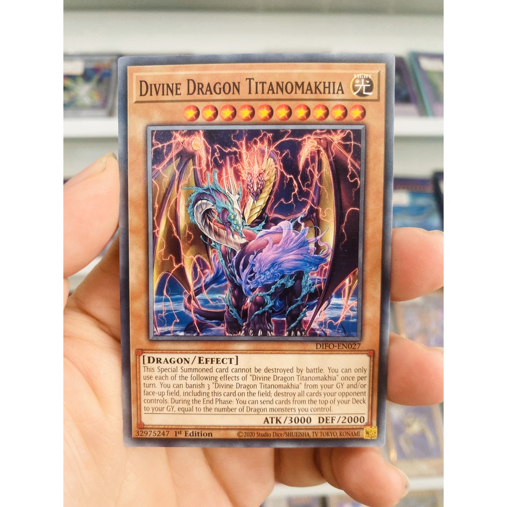Thẻ Bài YugiOh! Mã DIFO-EN027 - Divine Dragon Titanomakhia - Common - 1st Edition