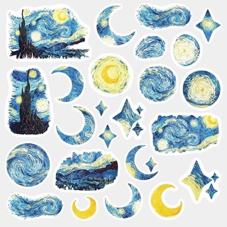 Tờ miếng dán phong cách hoạt hình dễ thương trang trí album ảnh tùy chọn họa tiết DIY
