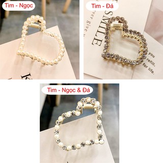 Kẹp Bấm Tóc Hàn Quốc Đính Hạt.