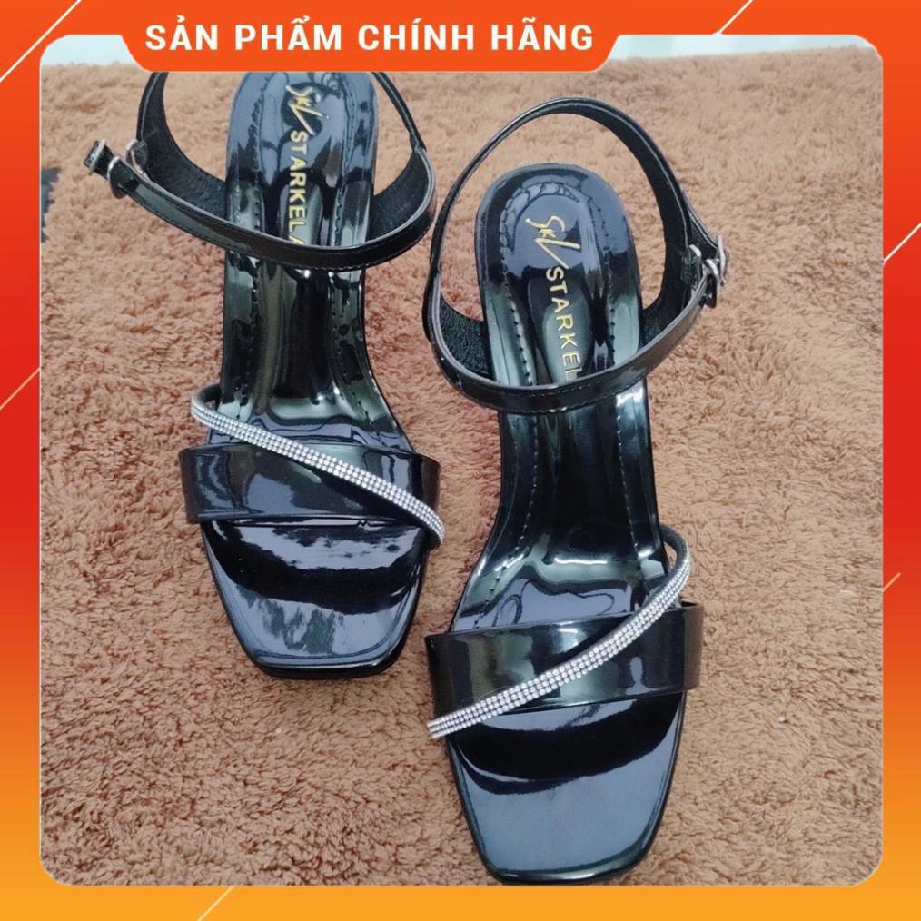 Sandal Cao Gót Dây Đính Đá  Mã N13