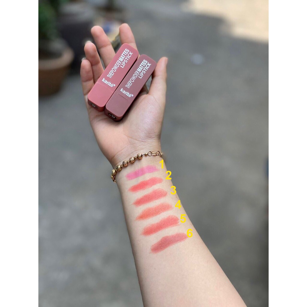 [ẢNH THẬT] Son Lì Thái Lan Karite Có Gương Soi Tiện Dụng | BigBuy360 - bigbuy360.vn