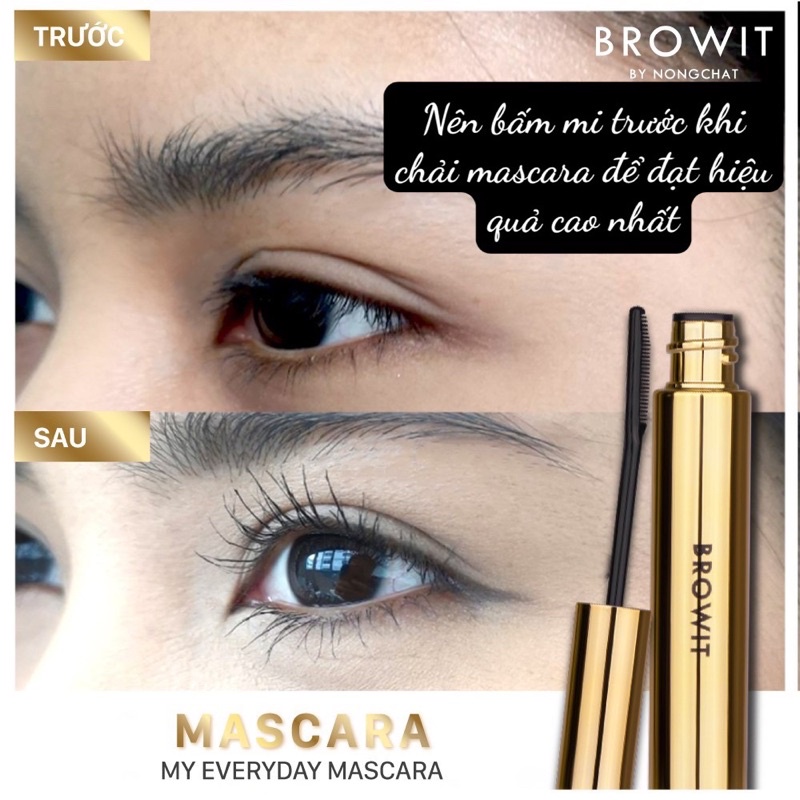 [Có Sẵn] MASCARA BROWIT NONGCHAT THÁI LAN CHÍNH HÃNG - DATE 2025