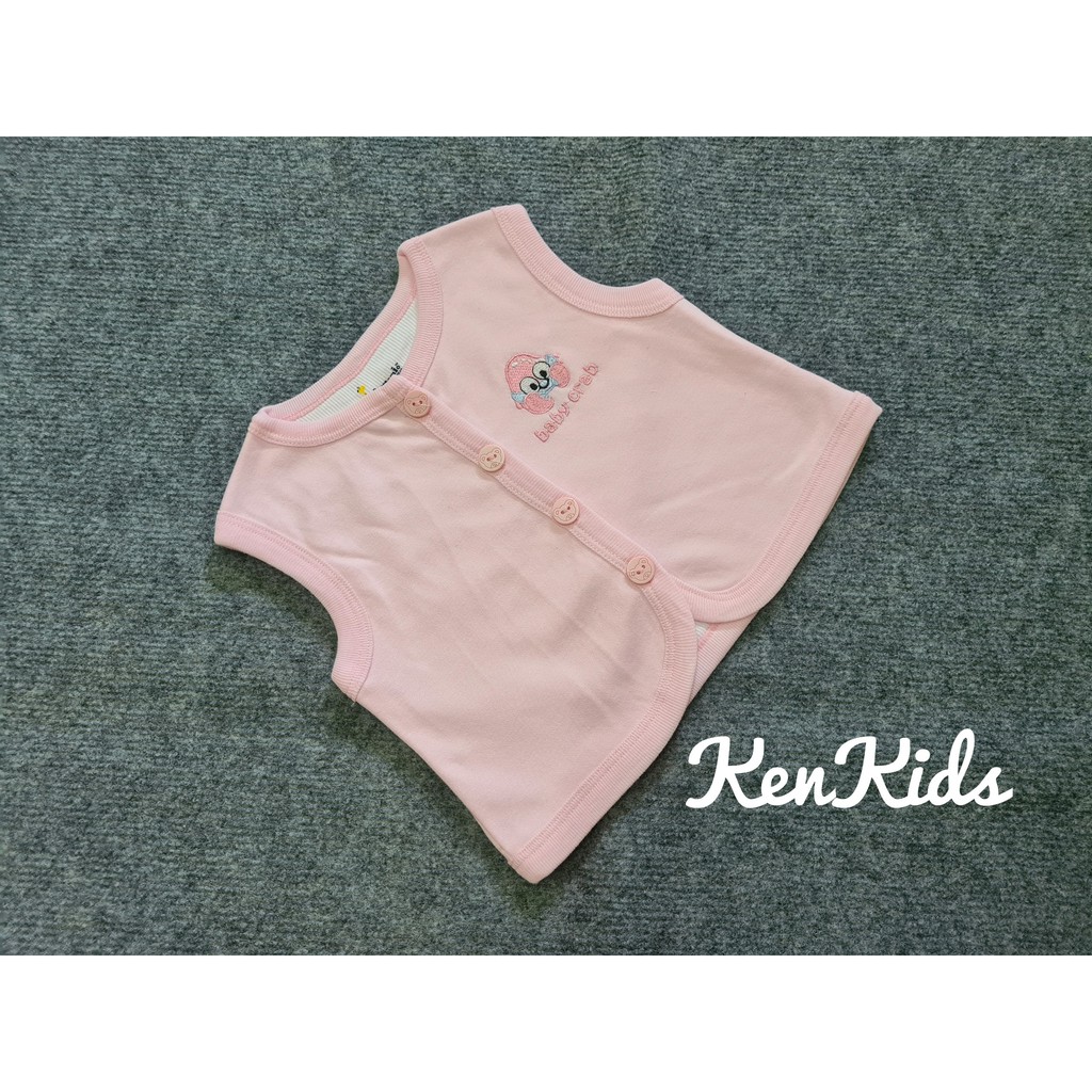 (3-19kg) 1 Áo khoác ghi lê màu, cotton 2 lớp cho bé