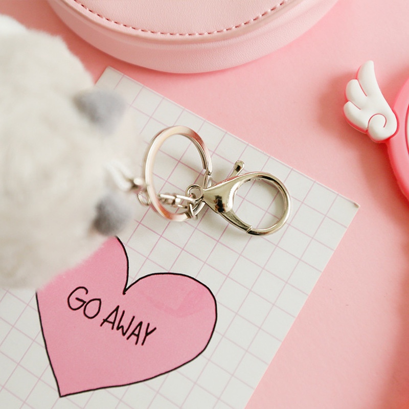 Móc Khóa Hình Chú Chuột Hamster Nhồi Bông Dễ Thương