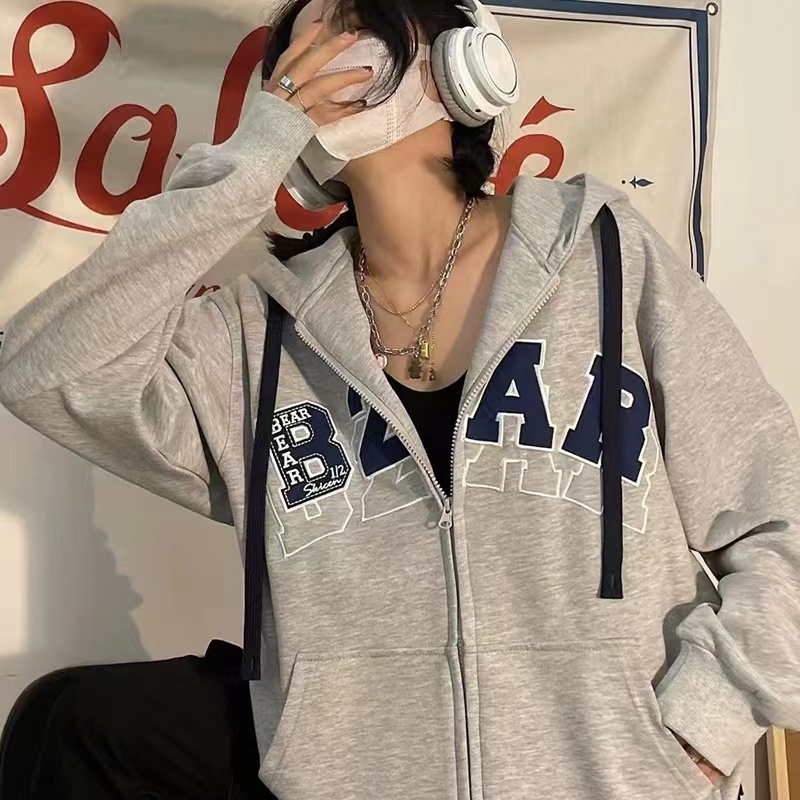 áo hoodie dây kéo thời trang unisex hoodie nam phong cách Hàn Quốc áo khoác hoodie áo dài tay chất đũi cao cấp áo hoodie nữ