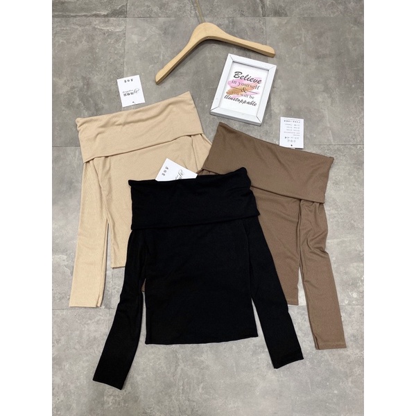 [Siêu Hot] Áo Len Tăm Trễ Vai 3 Màu Siêu Xinh, Áo Kiểu Nữ Dáng Ôm Có Ảnh Thật Kèm Video | BigBuy360 - bigbuy360.vn