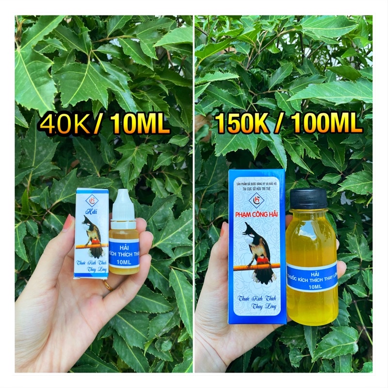 KÍCH THÍCH THAY LÔNG CHO CHIM CẢNH 10ml