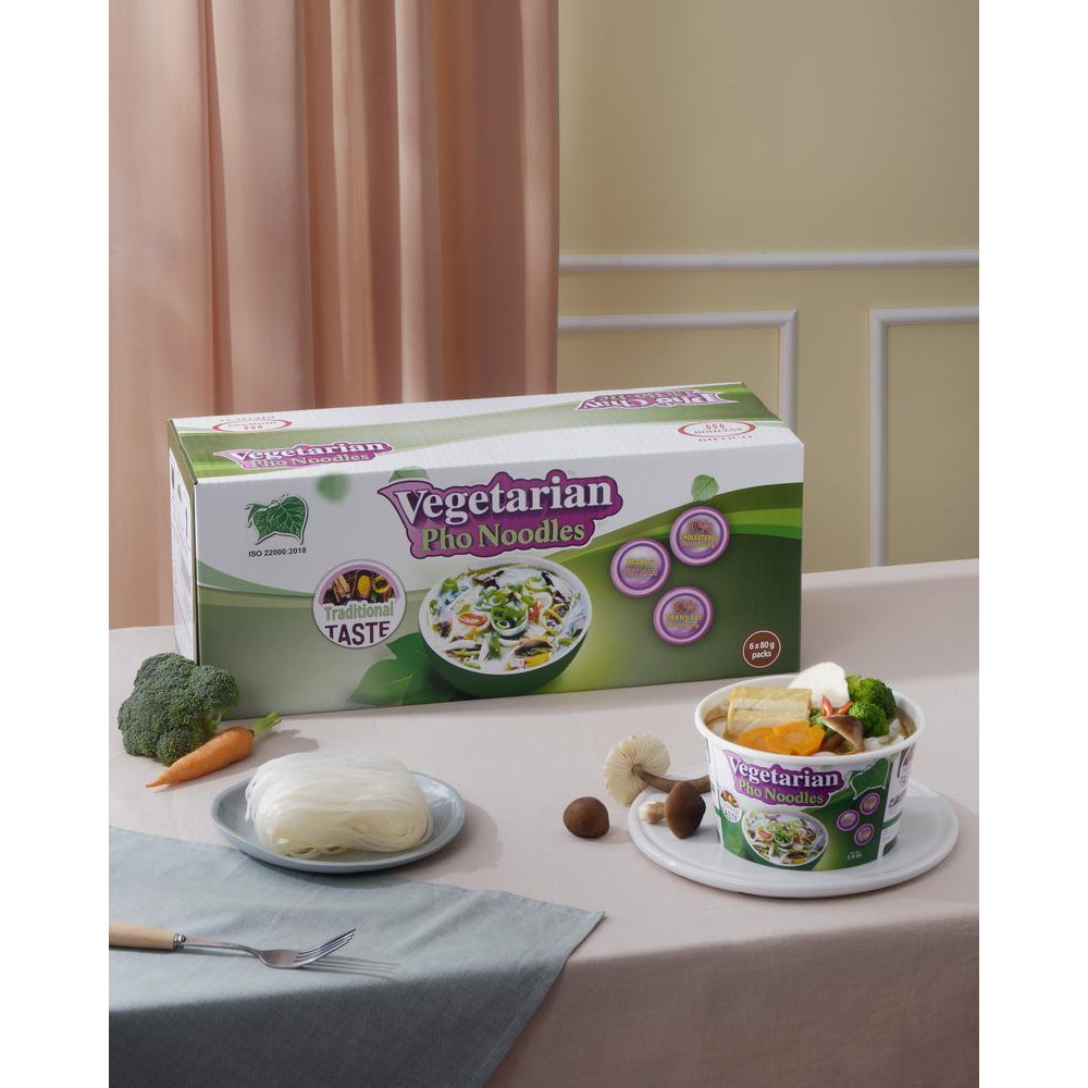 Phở chay Lá Bồ Đề tô  - Vegetarian Pho Bowl