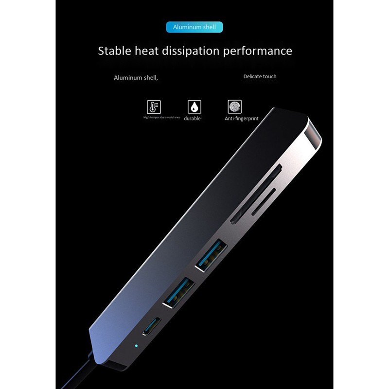 Bộ Chuyển Đổi Usb 3.1 Type-C Sang Hdmi Hub Cho Macbook Pro / Huawei / Matebook