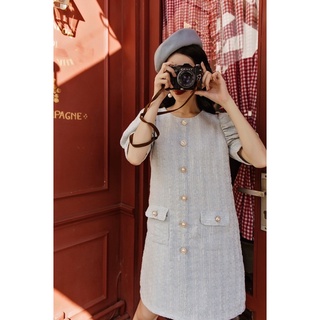 Ceci Cela - Đầm Ravi Vải Tweed