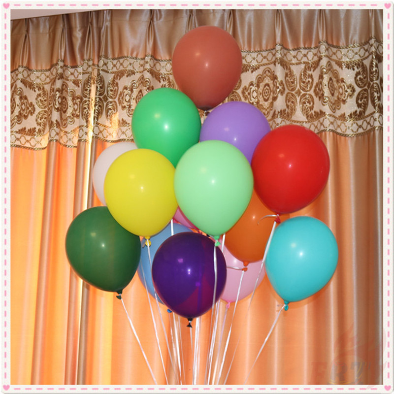 Bong bóng cao su dày 10inch ánh ngọc trai trang trí tiệc sinh nhật/tiệc cưới