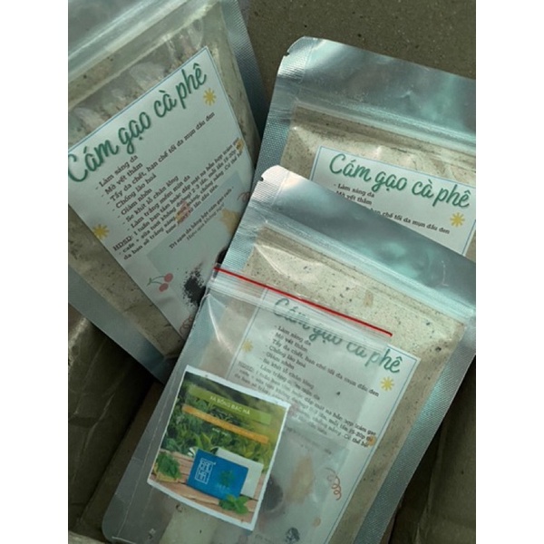 CÁM GẠO CAFE NGUYÊN CHẤT NHÀ LÀM - 100% TỰ NHIÊN HẠT CÁM VÀ CAFE MỊN (100gam/gói) | BigBuy360 - bigbuy360.vn