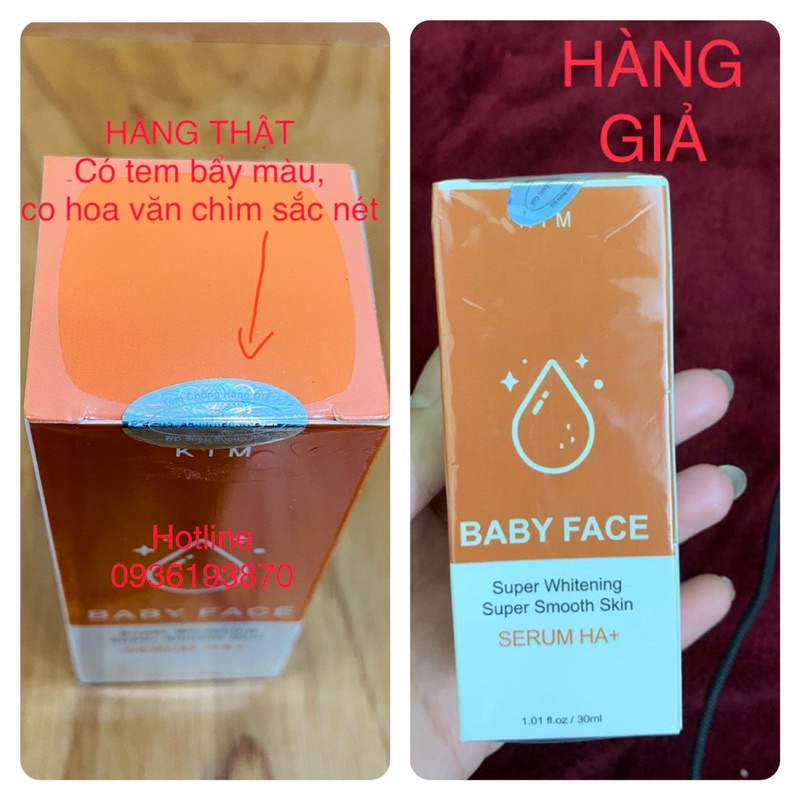 SERUM KIM BABY FACE HA+  [CHÍNH HÃNG] TINH CHẤT TRUYỀN TRẮNG KIM BABY FACE HA