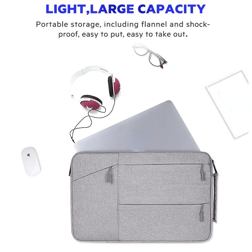 Túi Đựng Máy Tính Bảng Chống Sốc Cho Samsung Galaxy Tab S7+/S7 FE/S8+ 12.4inch 2020 2021 Tab S7 11&quot; T870