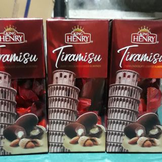 Sôcola king Henry đen bọc hạnh nhân 200g Malaysia