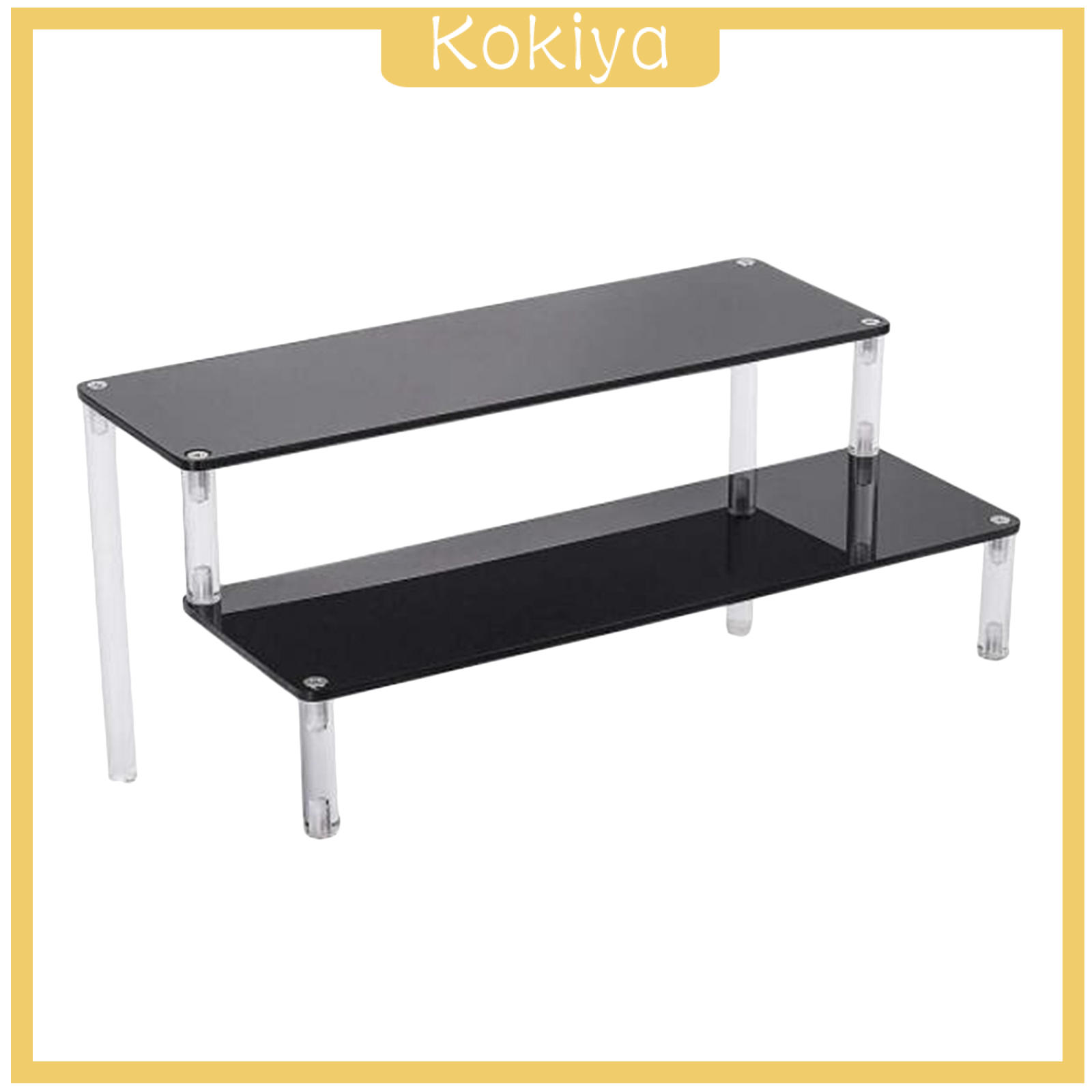 Acrylic Riser Display Shelf, 2/3 Tiered Display Stand for Display, Conutertop Desktop Acrylic Display for Decoration and Organizer