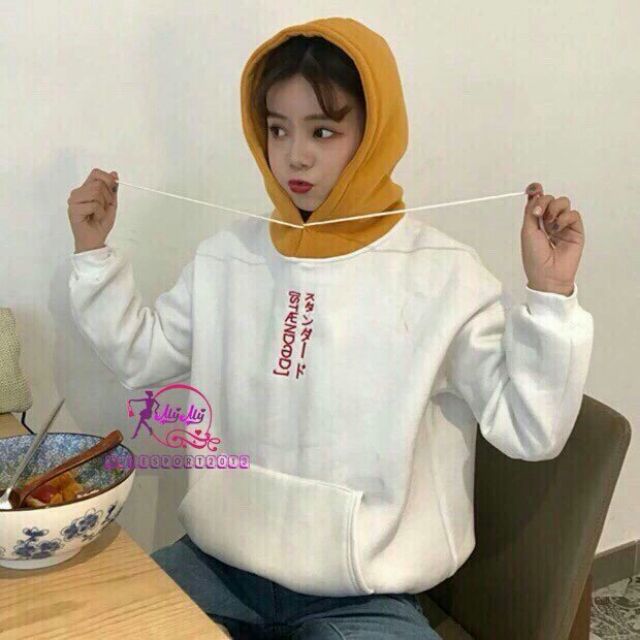 Áo hoodie thêu chữ nhật | BigBuy360 - bigbuy360.vn