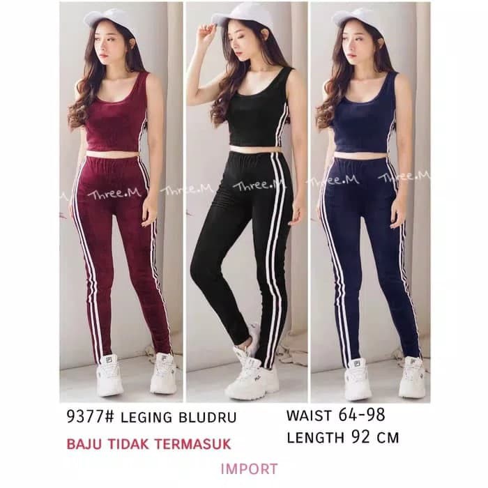 Quần Legging Chất Nhung Trắng Nhập Khẩu 9377