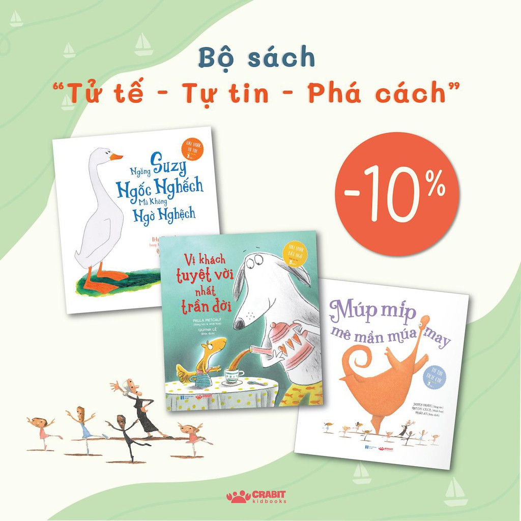 Sách - Múp Míp Mê Mẩn Múa May - Dành cho trẻ từ 3 tuổi - Crabit Kidbooks