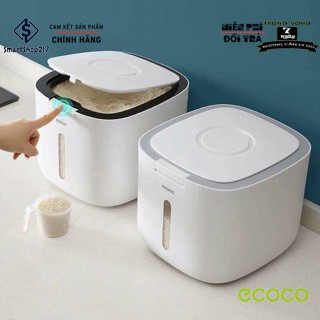 Thùng Đựng Gạo Cao Cấp (Tặng Kèm Cốc Xúc Gạo) - Thương Hiệu Nhật Bản ECOCO