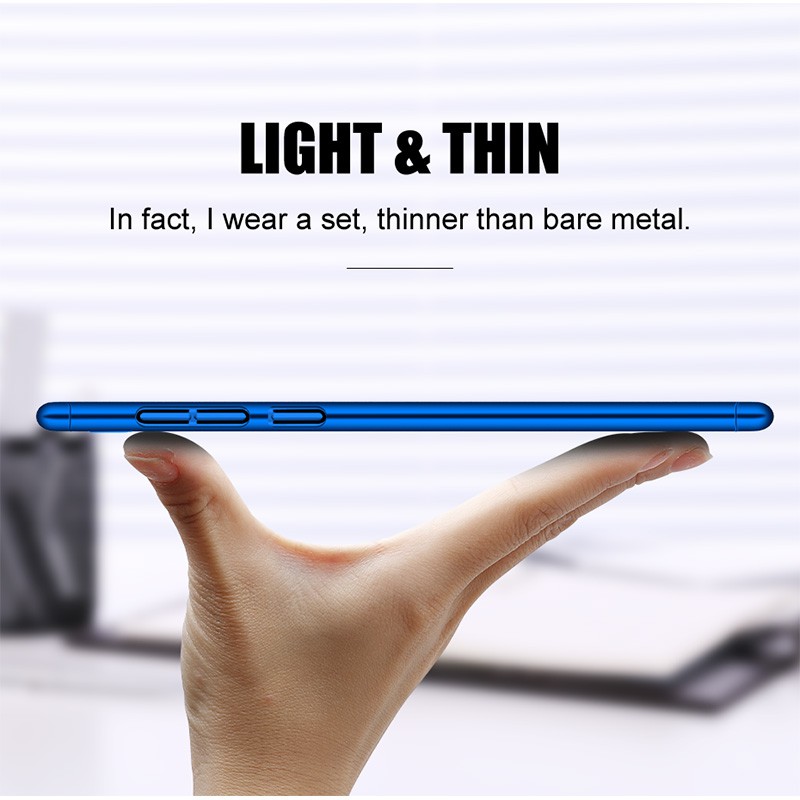 Ốp Lưng Kèm Kính Cường Lực Chắc Chắn Cho Xiaomi Redmi Note 6 6pro Pro Mi Pocophone F1 360