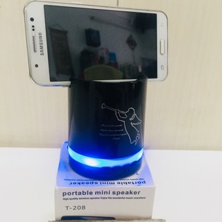 Loa bluetooth t-208 led