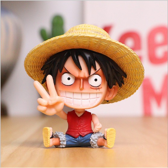 Set 8 mô hình One Piece biểu cảm bẩn bựa hài hước