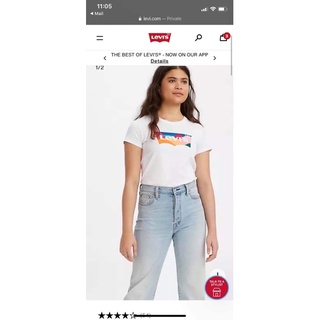 | auth + ảnh thật | áo thun nữ levis hàng mua tại mỹ
